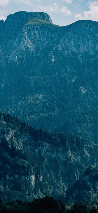 Mountains by Neuschwanstein Castle