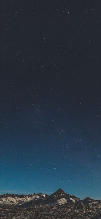 Starlit sky over Steinernes Meer