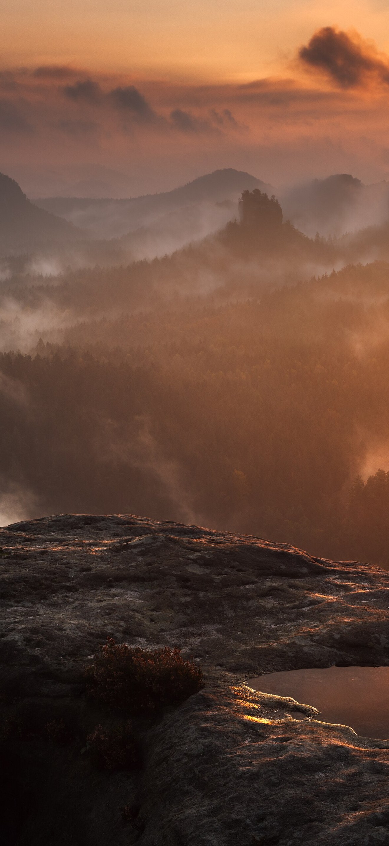 Sunrise at Saxon Switzerland
