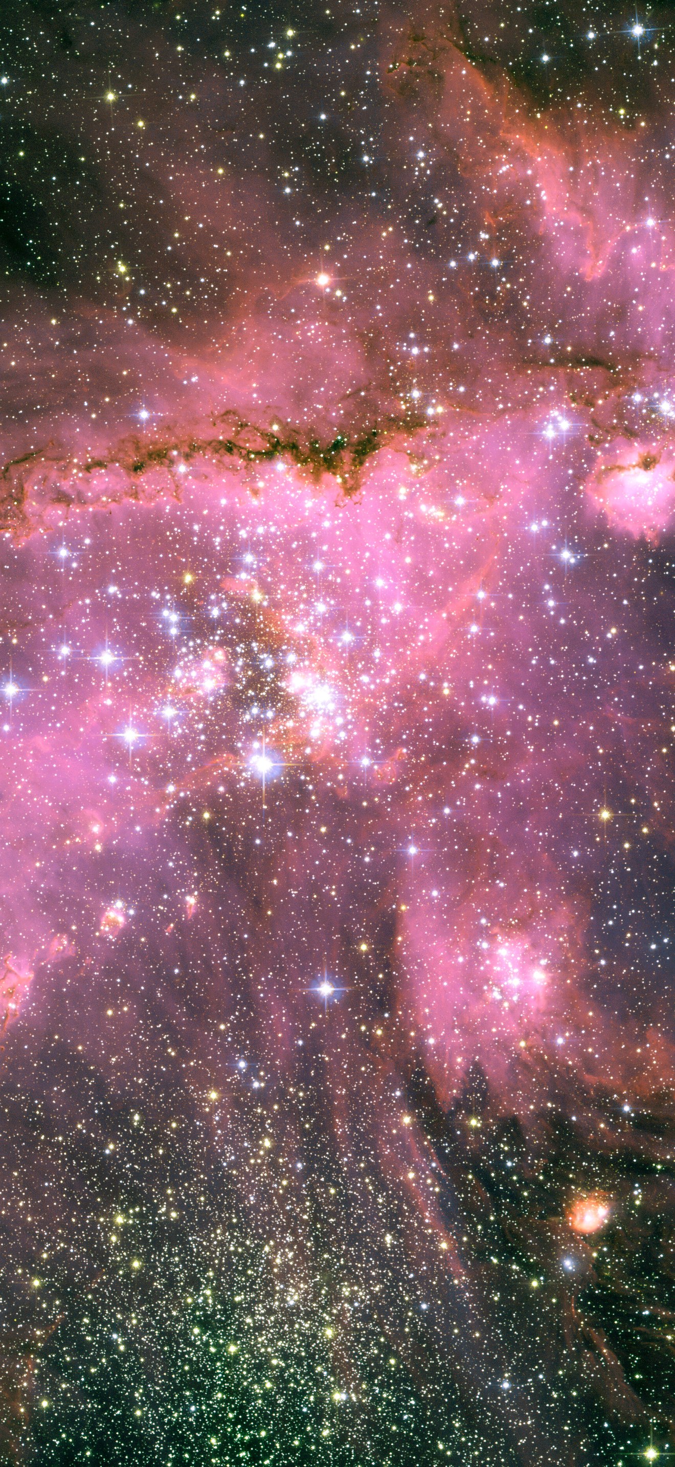 Young stars sculpt gas with powerful outflows