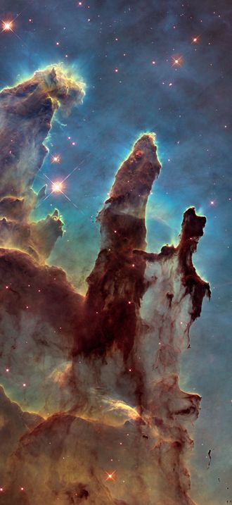 New view of the Pillars of Creation — visible
