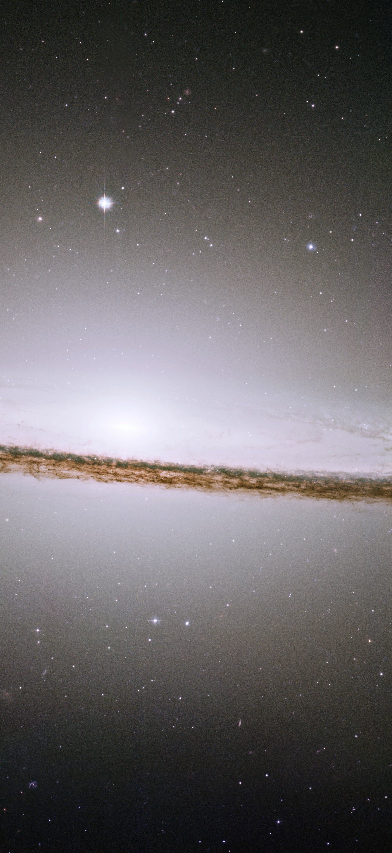 Hubble mosaic of the majestic Sombrero Galaxy