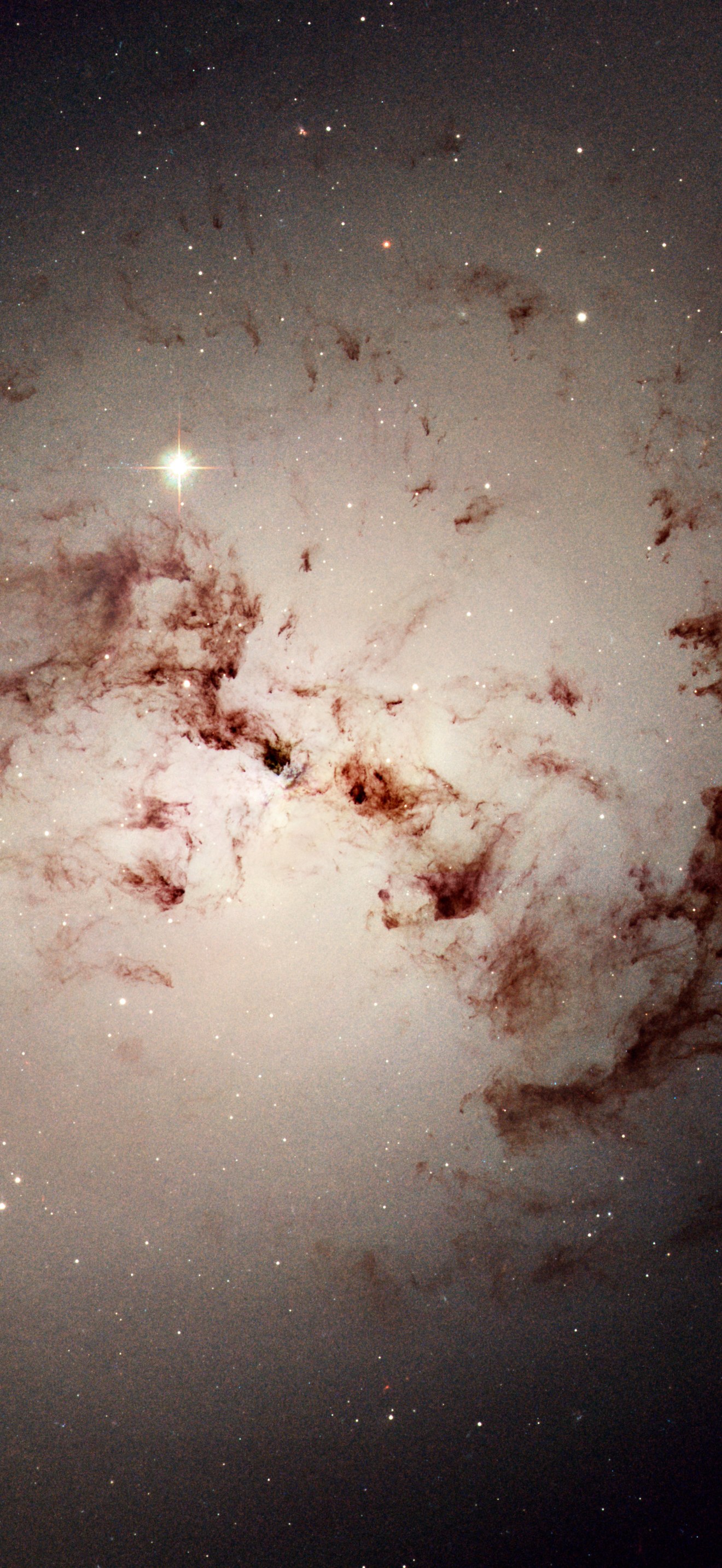 Hubble spies cosmic dust bunnies