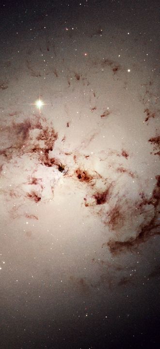 Hubble spies cosmic dust bunnies