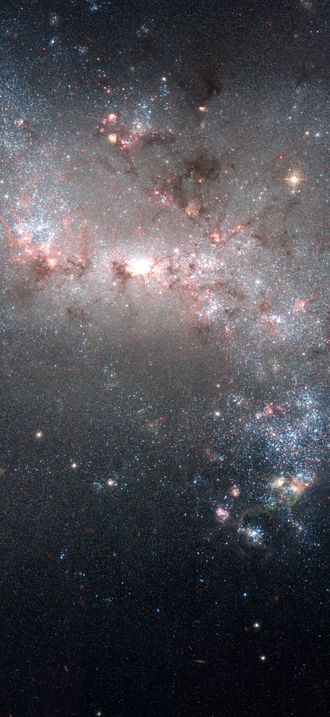 Stellar fireworks are ablaze in galaxy NGC 4449