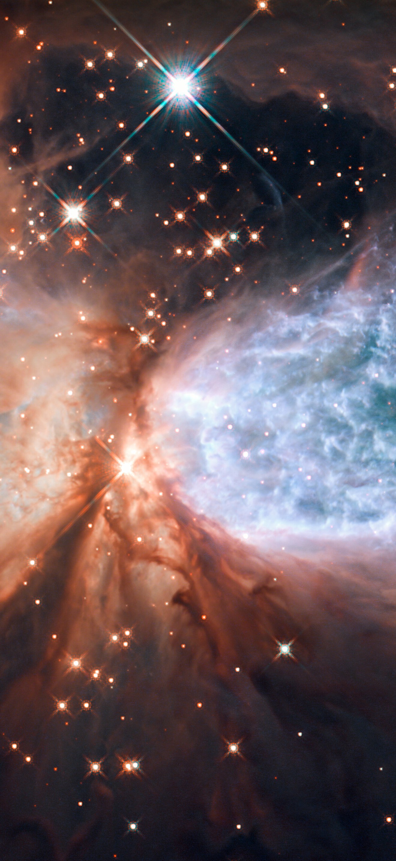Hubble view of star-forming region S106