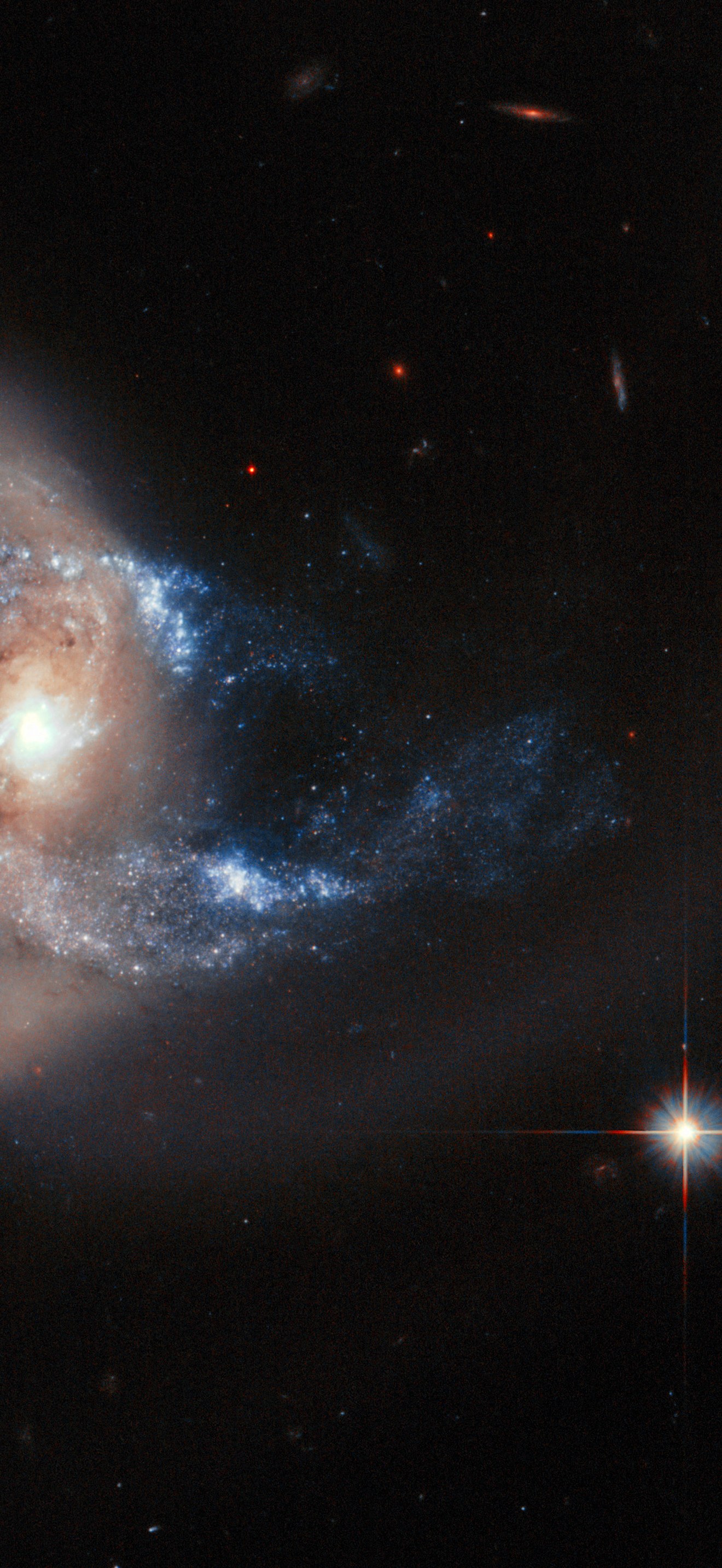 Hubble image of NGC 7714