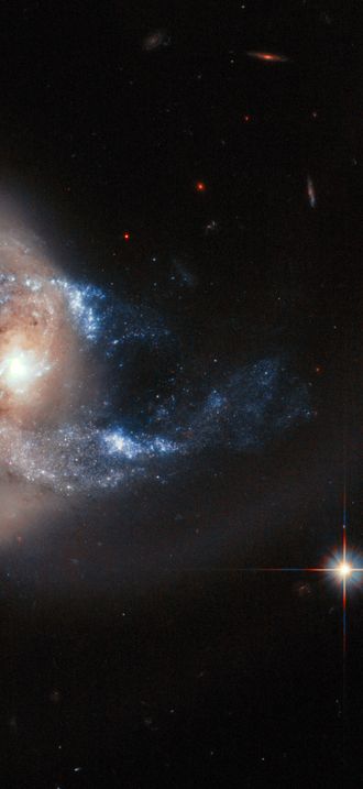 Hubble image of NGC 7714