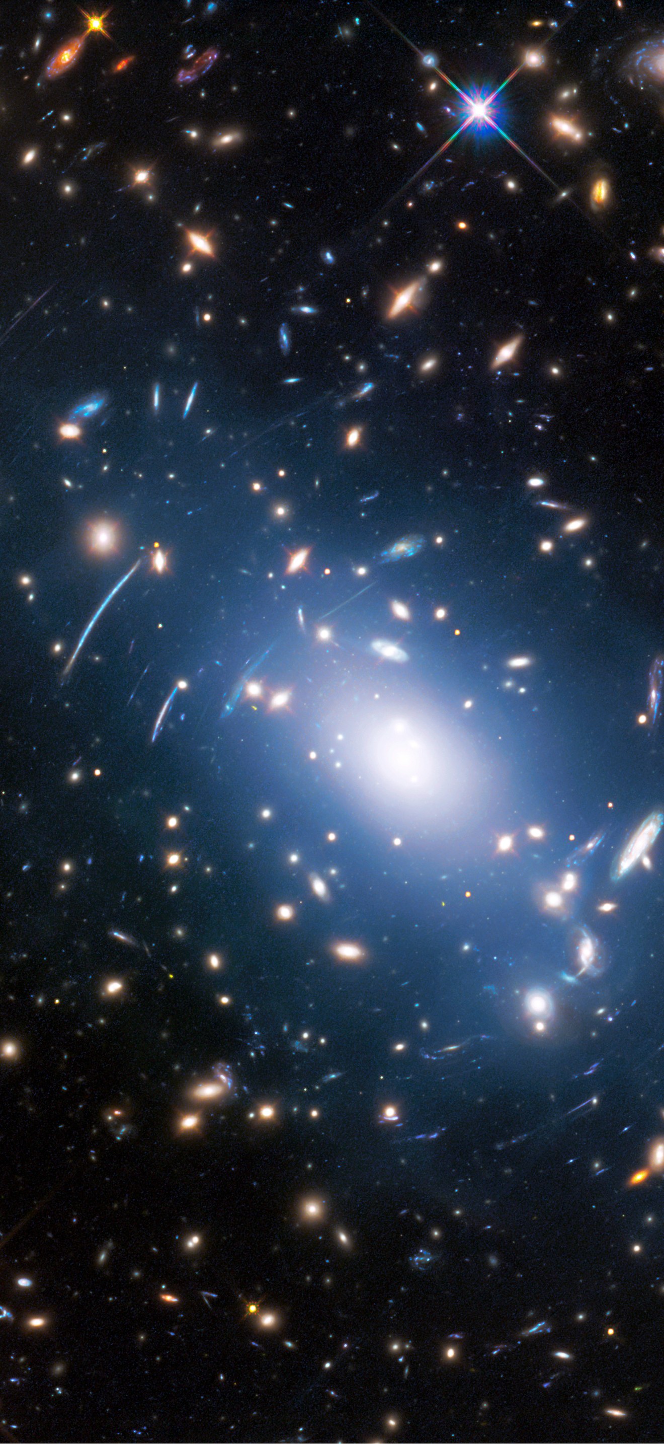 Intracluster light in Abell S1063