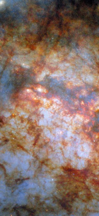 The smouldering heart of a celestial cigar