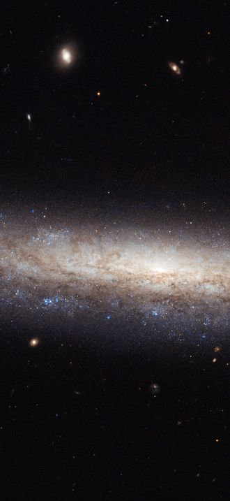 A dusty spiral in Virgo