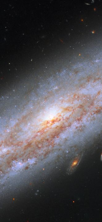 Galaxy full of cosmic lighthouses