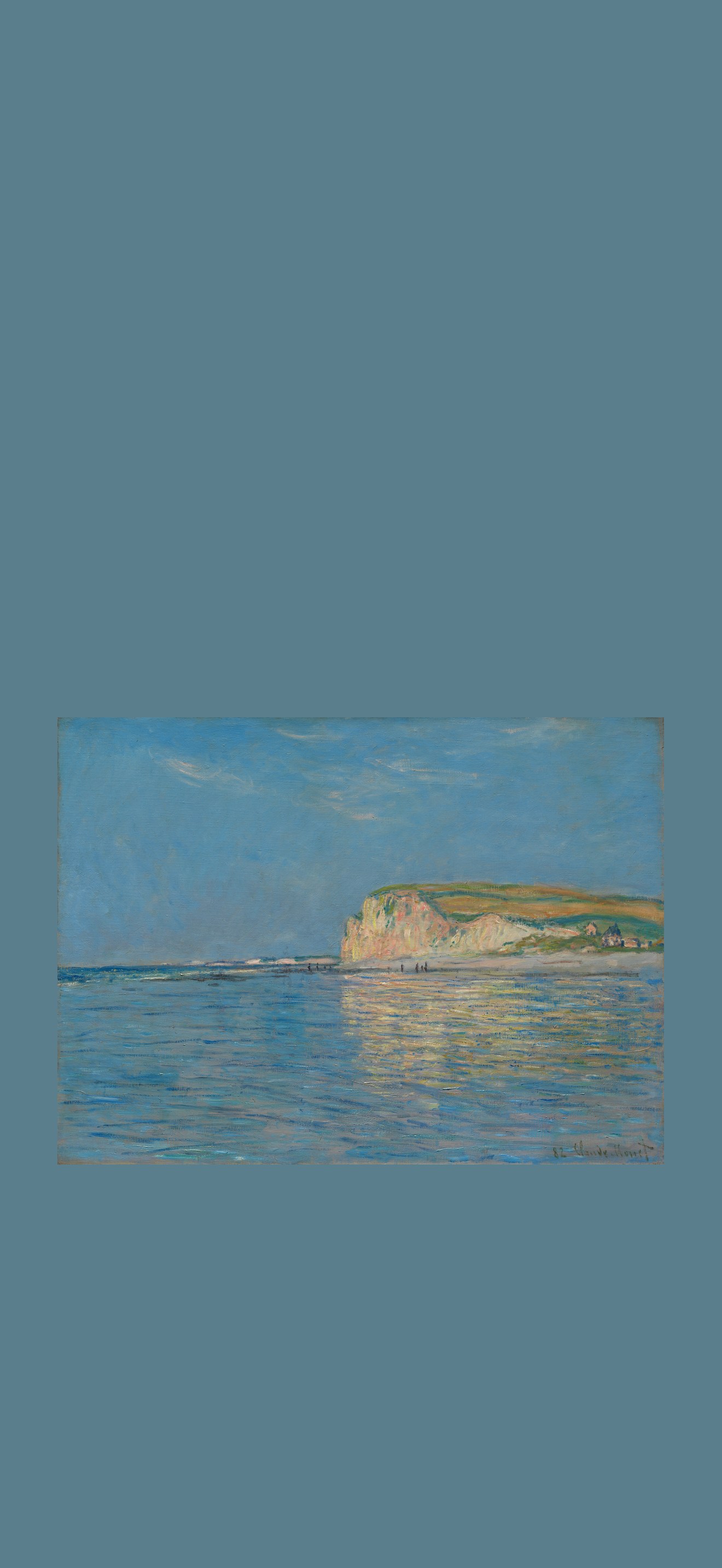 Low Tide at Pourville, near Dieppe, 1882