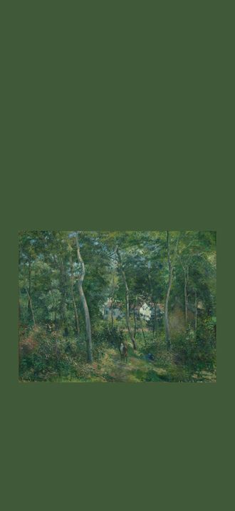 Edge of the Woods Near L'Hermitage, Pontoise