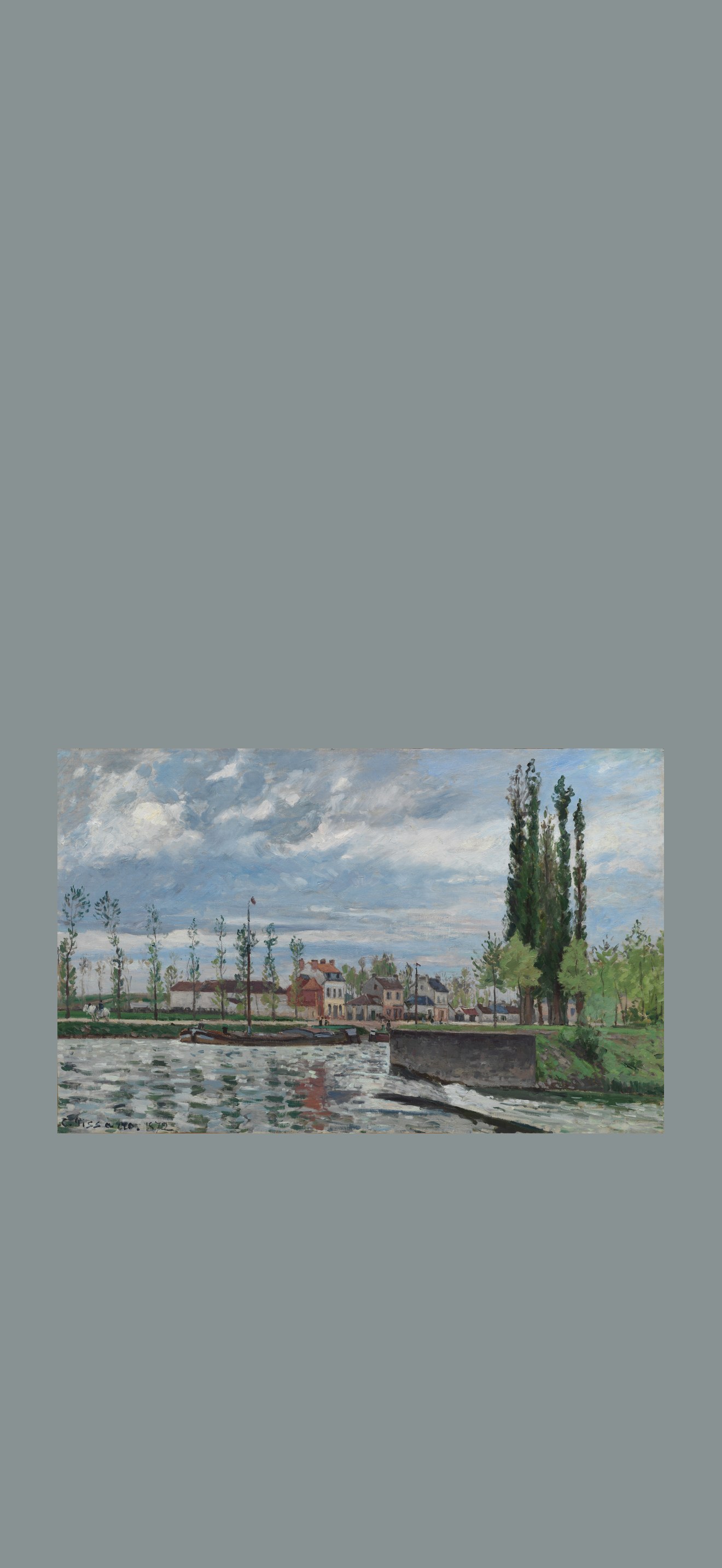 The Lock at Pontoise