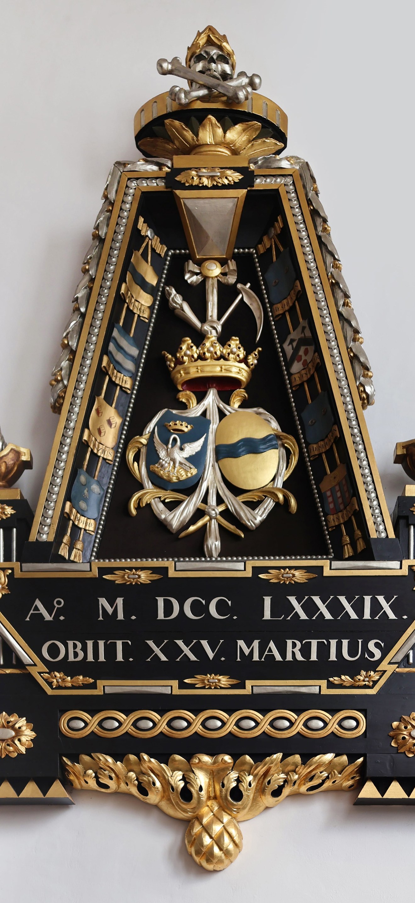 Zaltbommel Grote of Sint-Maartenskerk rouwbord
