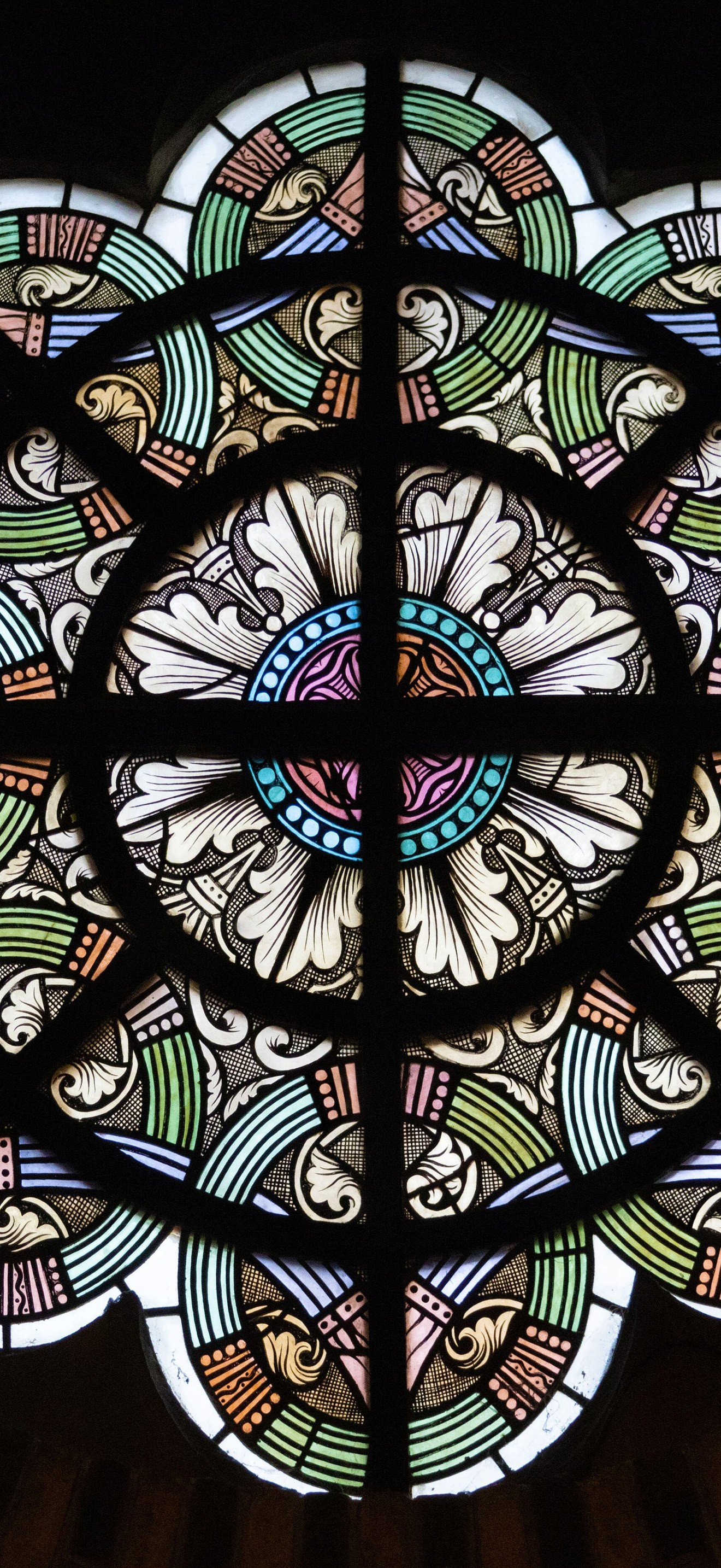 Geldrop Sint-Brigidakerk glas-in-lood raam zijkapel zuid