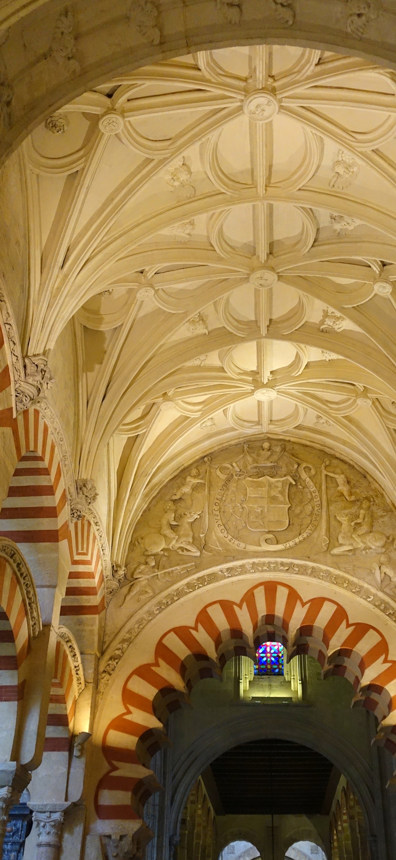 Ceiling of the Mosque-Cathedral of Córdoba, Spain
