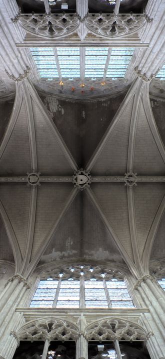 Tours - Cathédrale Saint-Gatien - voûtes de la nef