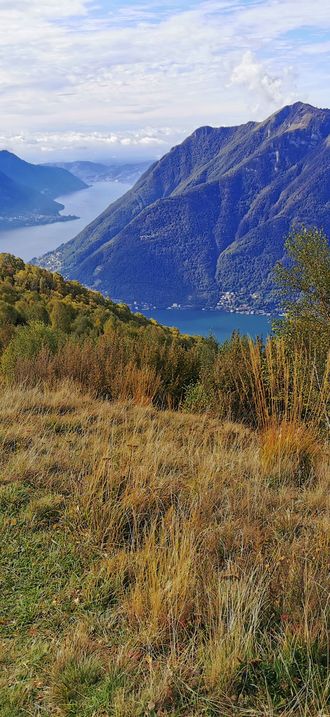 Veleso - Lago di Como dal sentiero per Monte Colmenacco