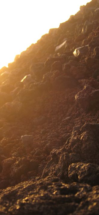 August 2009, sunrise seen from top of Mount Fuji -26844