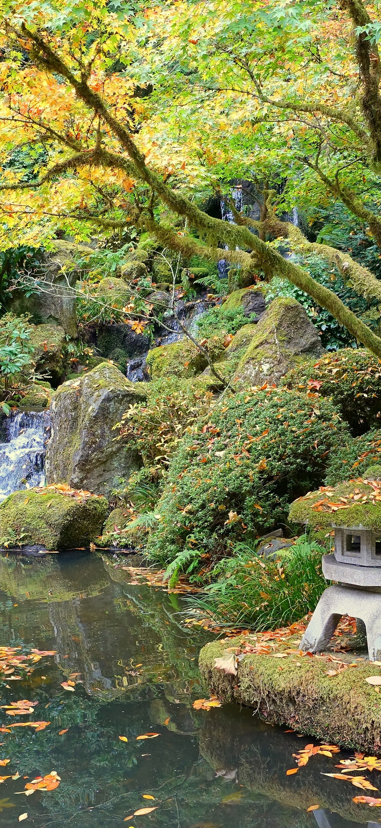 Heavenly Falls - Portland Japanese Garden - Portland, Oregon