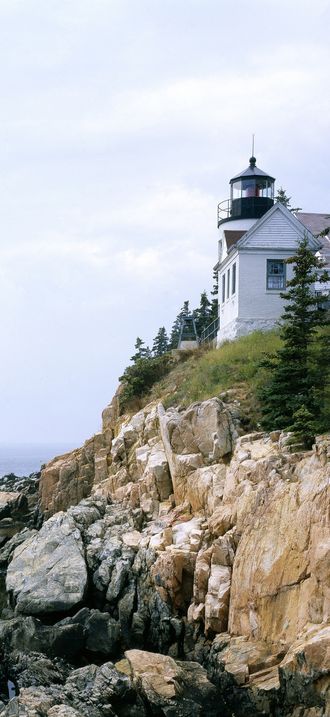Bass Harbor Head lighthouse built in 1858, Bass Harbor, Maine