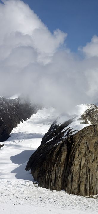 Ruth Glacier in Ruth Gorge, Denali National Park, Alaska