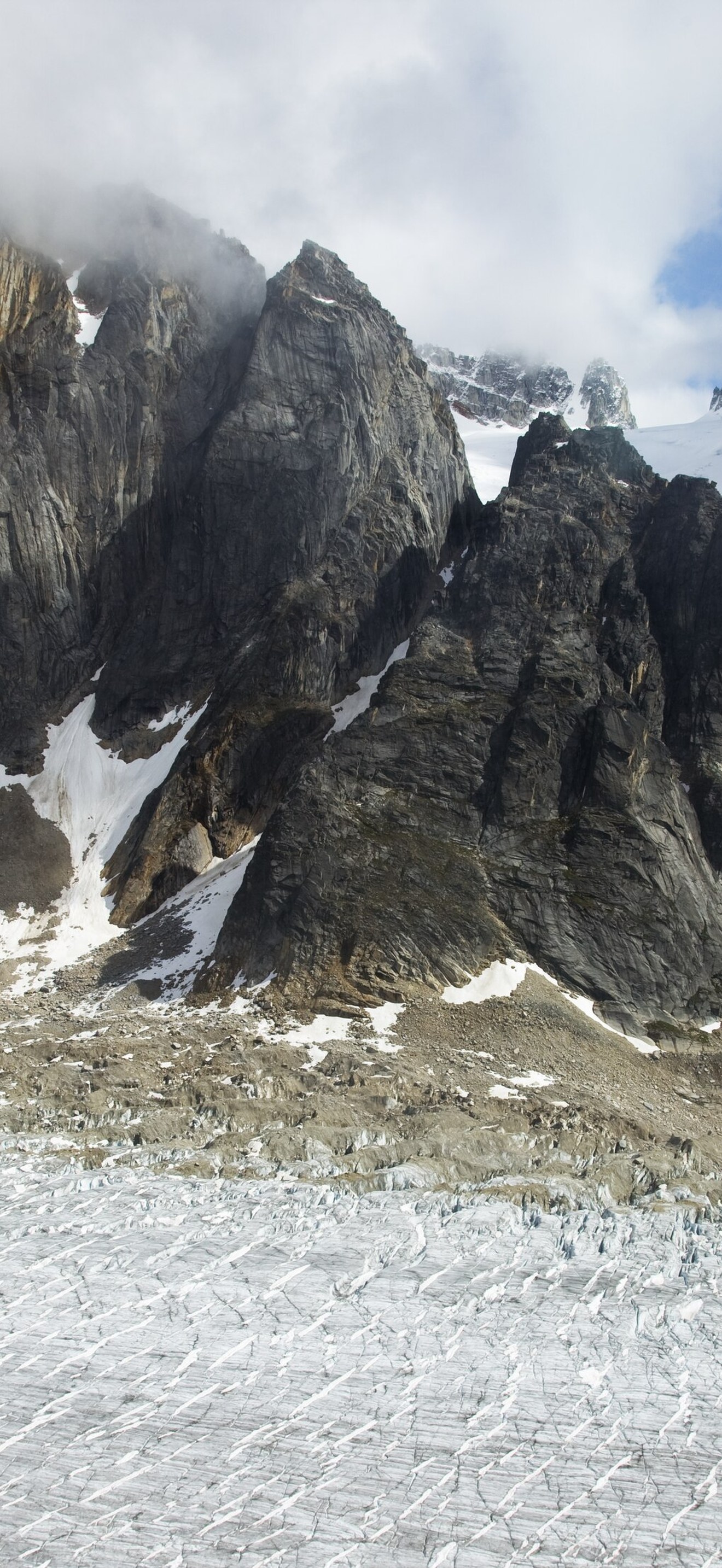 Alpine spires, Ruth Gorge, Denali National Park, Alaska