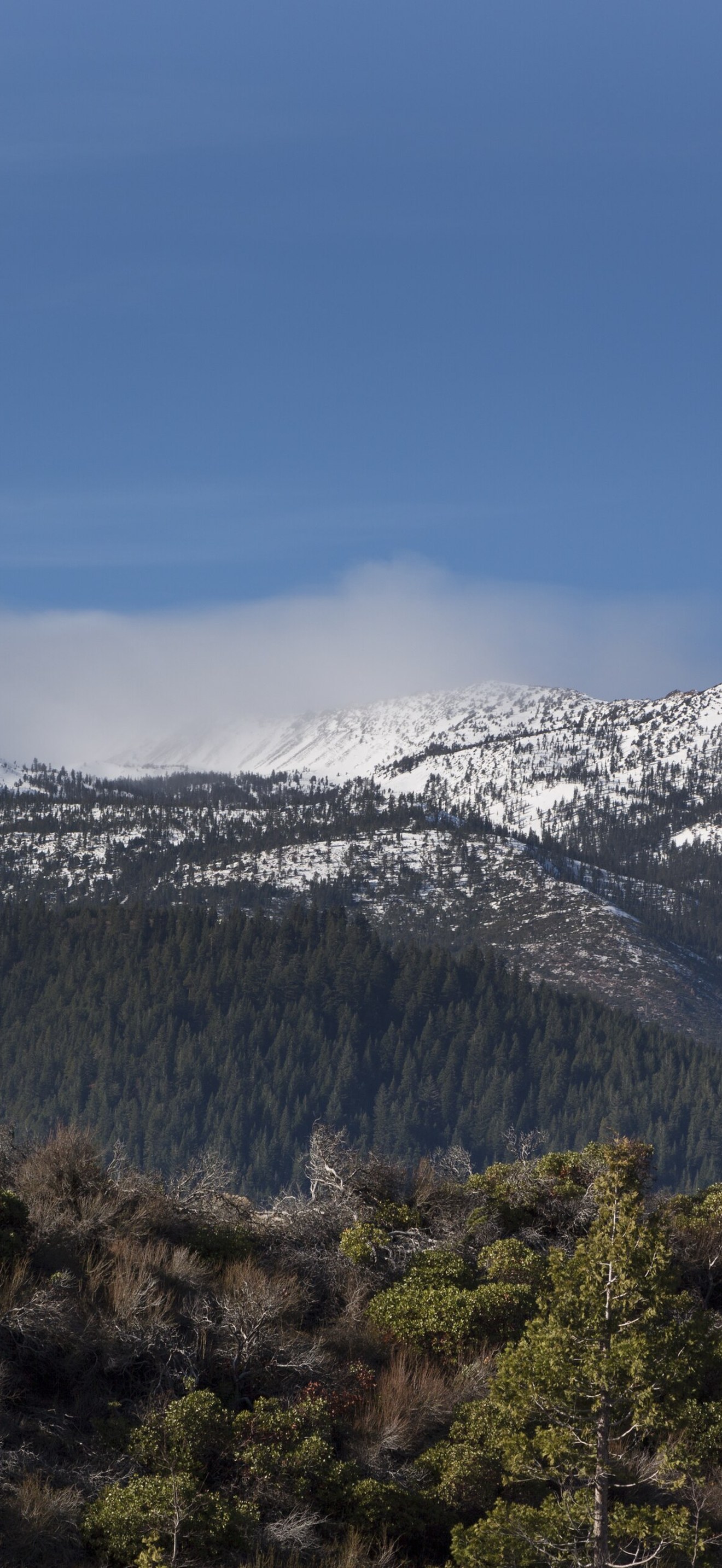 Mountain peaks at the southern end of the Cascade Range in Siskiyou County, California