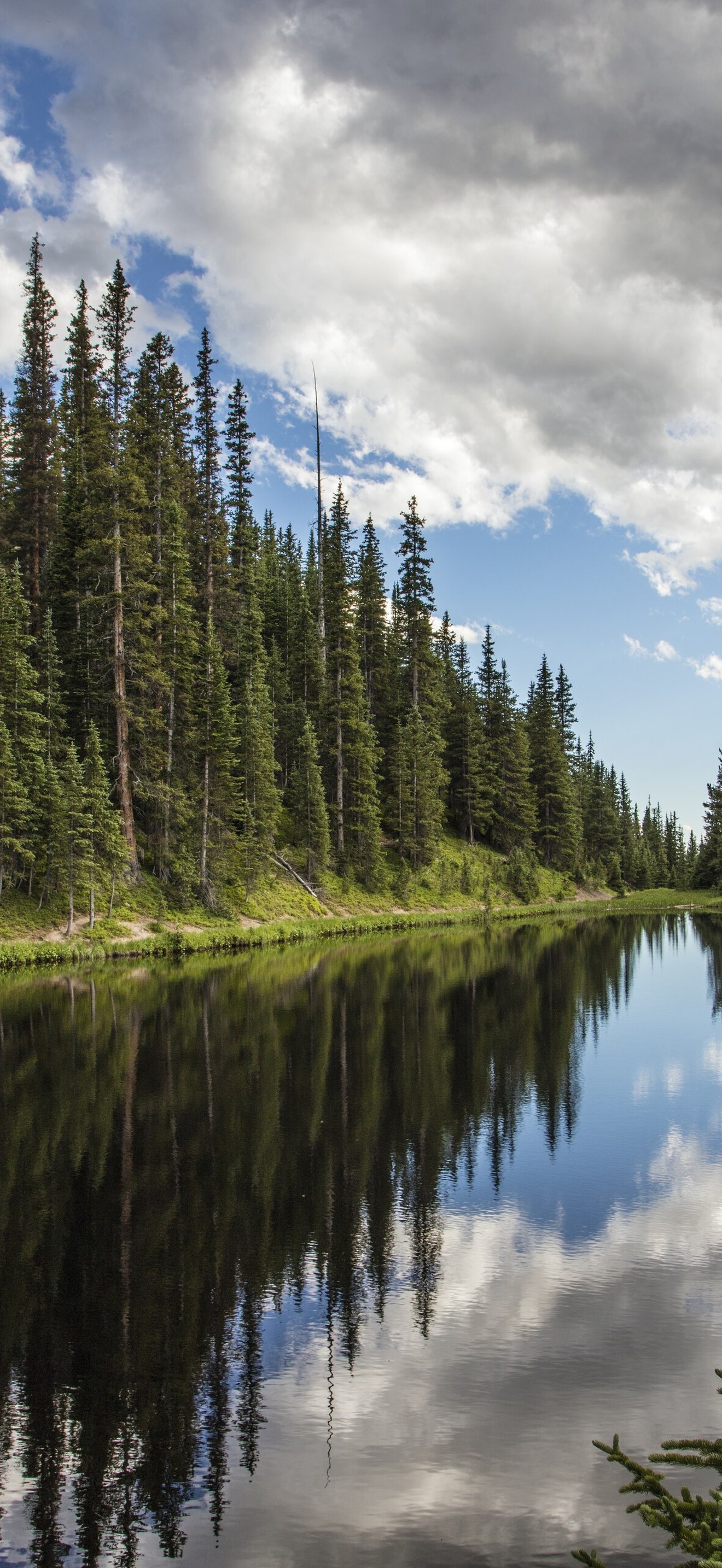 Lake Irene in Rocky Mountain National Park in the Front Range of the spectacular and high