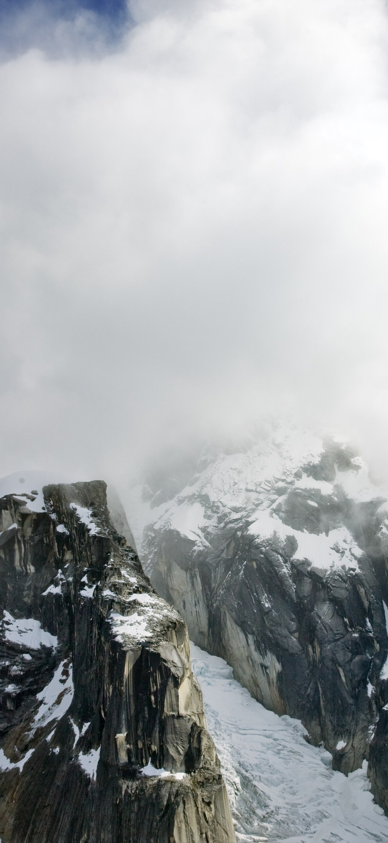 Ruth Glacier in Ruth Gorge, Denali National Park, Alaska