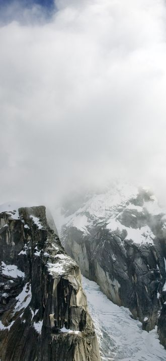 Ruth Glacier in Ruth Gorge, Denali National Park, Alaska