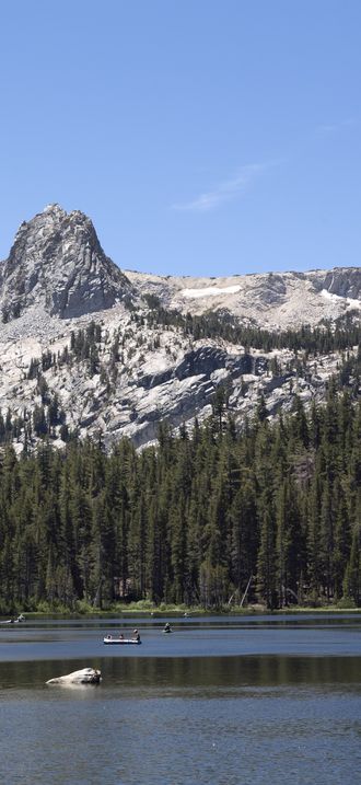 Lake Mamie in the Inyo National Forest near Mammoth Lakes, California