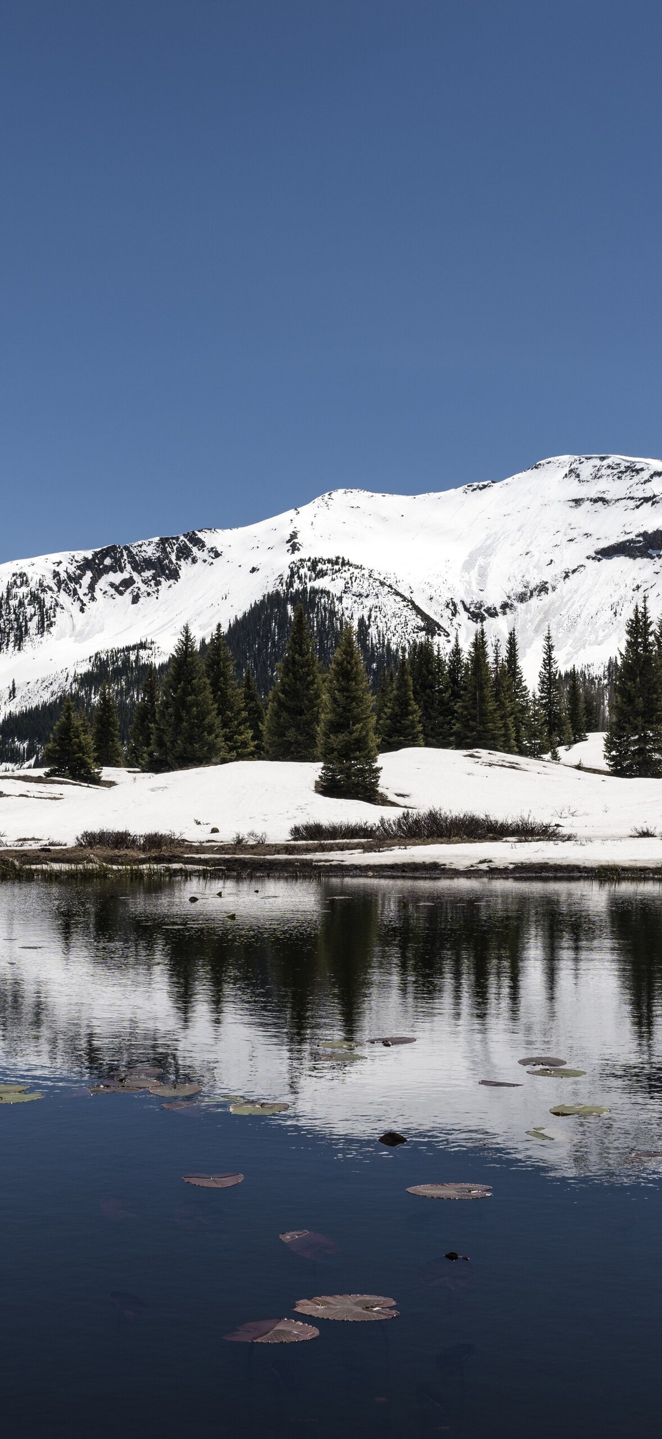 Lake Molas in the San Juan Mountains of southwestern Colorado's San Juan County, below Sil