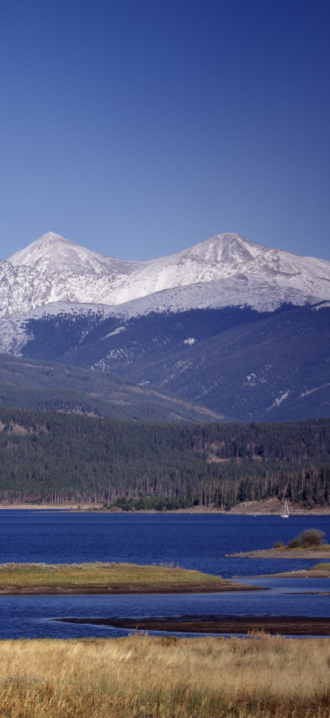 Vista of the Rocky Mountains in Colorado