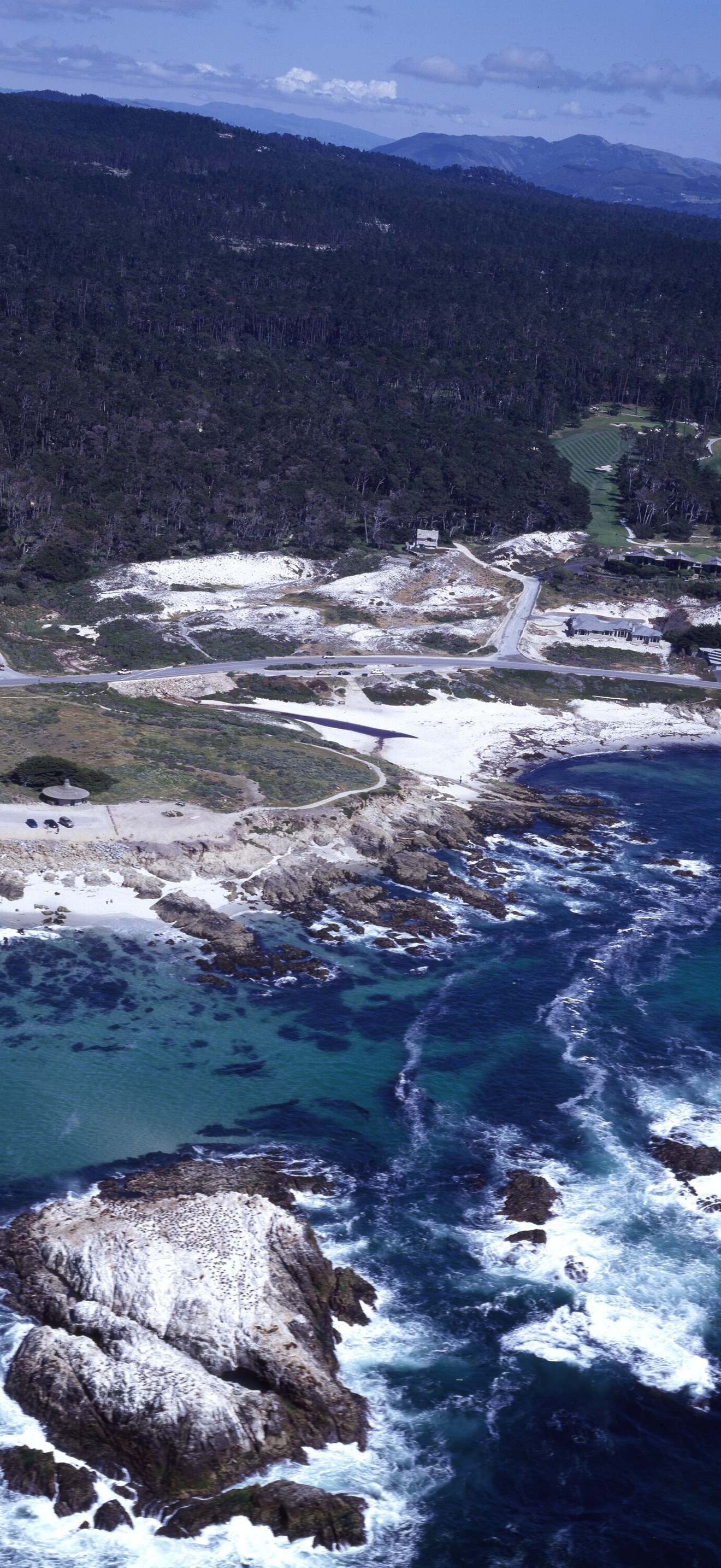 Spectacular California coast and coastal mountains