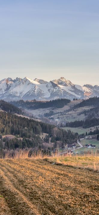 Tatry - panorama z Polskiego Spiszu