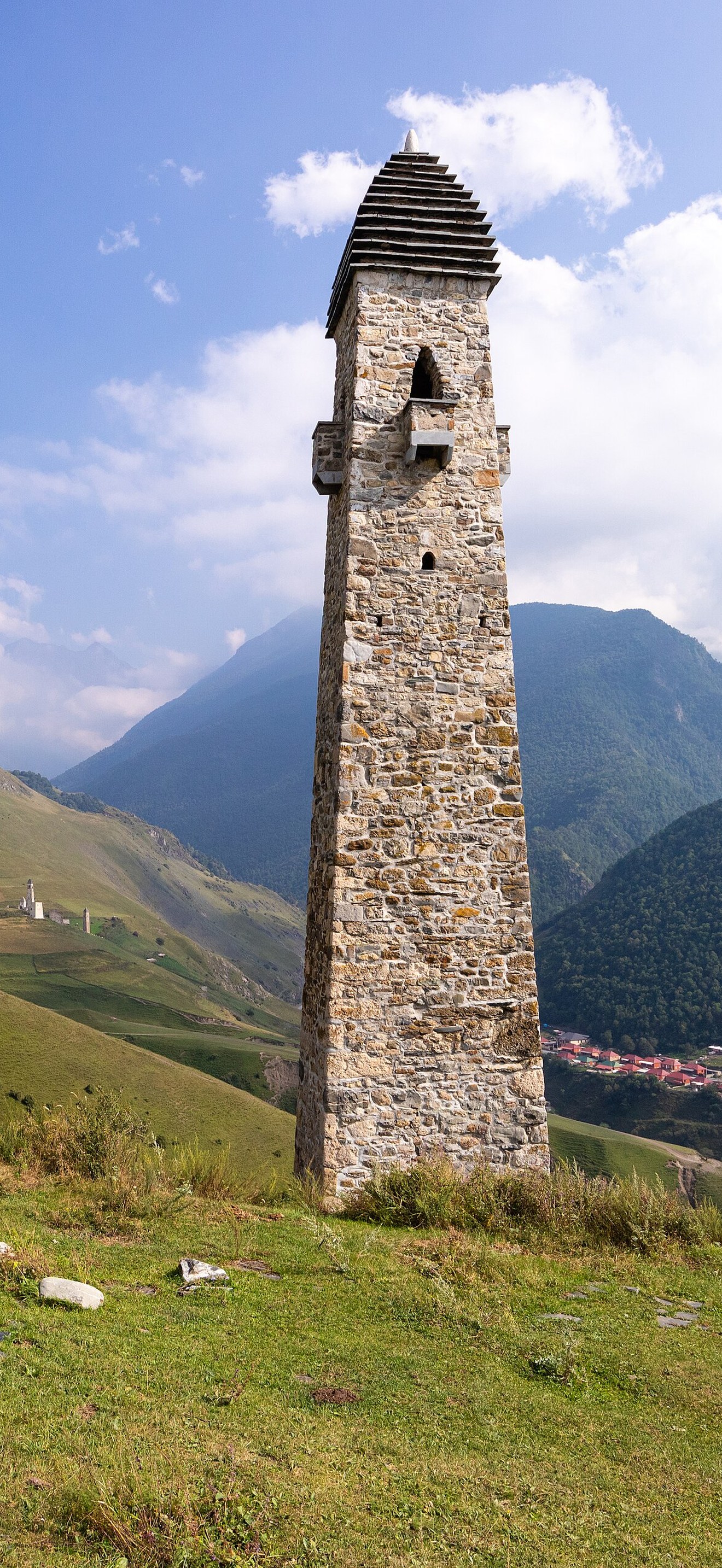 Ingushetia, Russia, Armkhi, Ingush tower