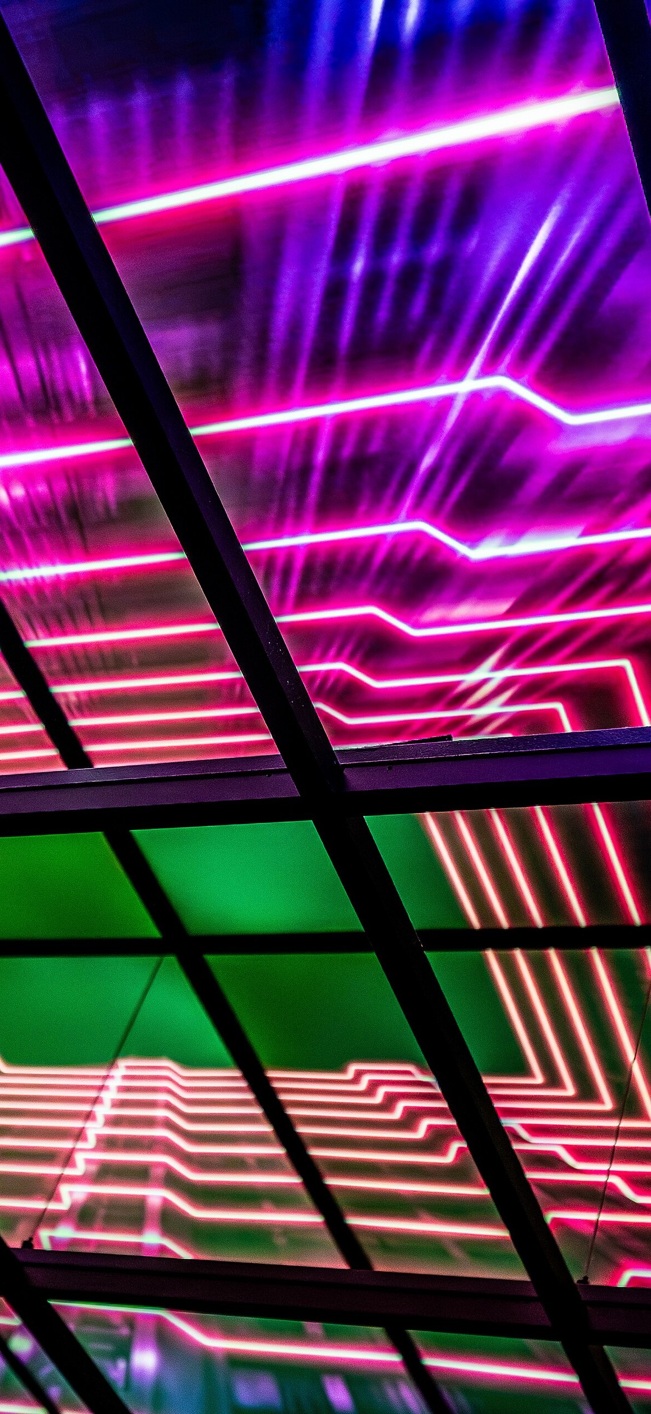 Geometric Neon Lights