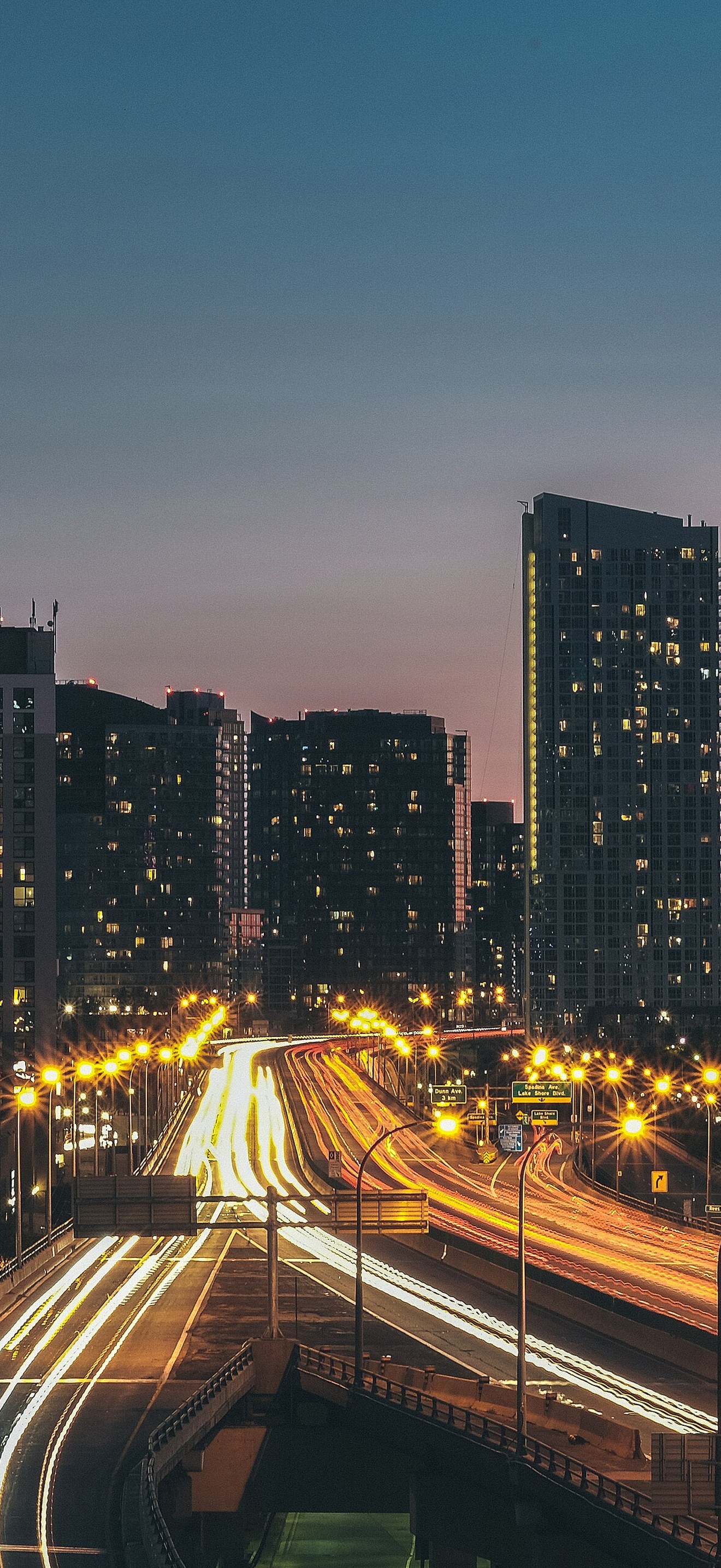 Urban light trails