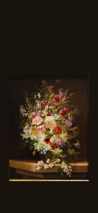 Still Life of Flowers by Adelheid Dietrich, 1868, oil on wood - National Gallery of Art, W