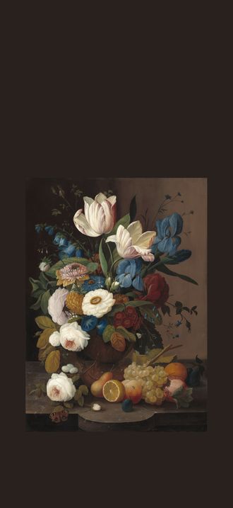 Severin Roesen, Still Life, Flowers, and Fruit