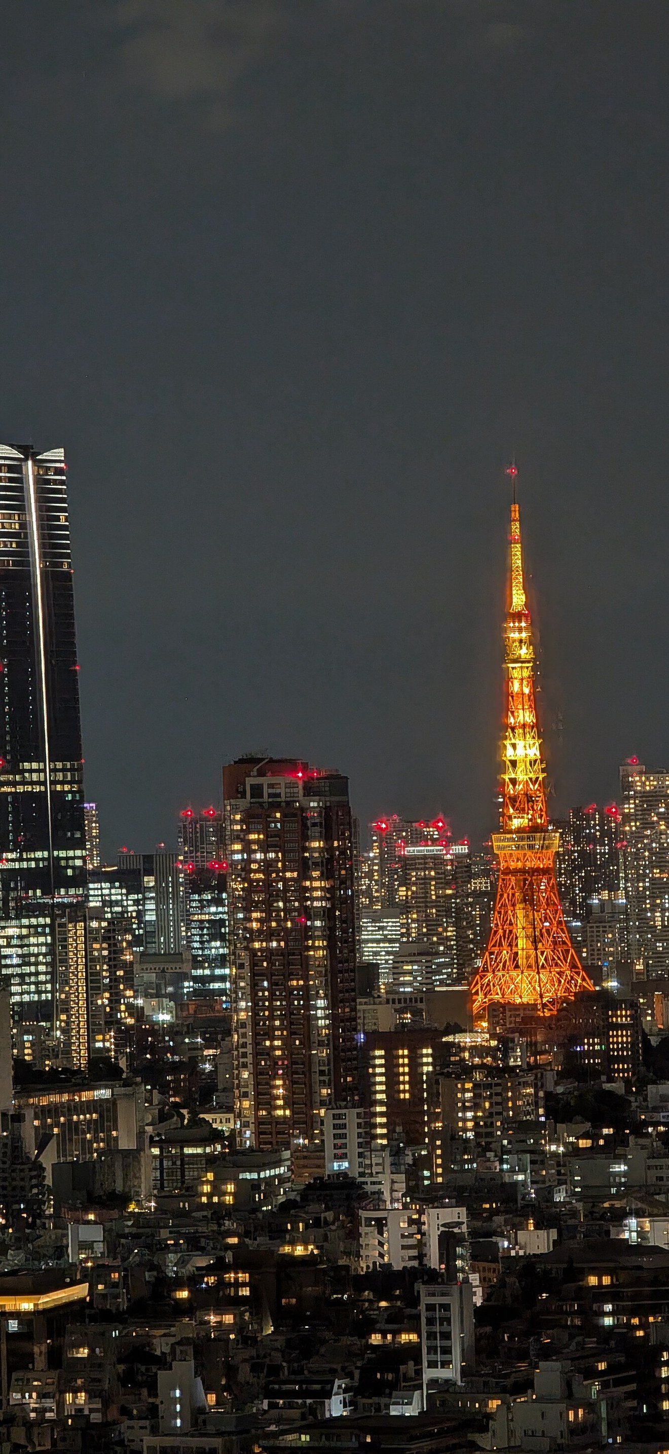 Views of Tokyo Tower from Shibuya Stream