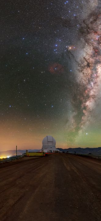 The Milky Way Above SOAR on Cerro Pachón