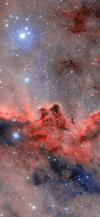 Dueling Dust Dragons (in Space!)