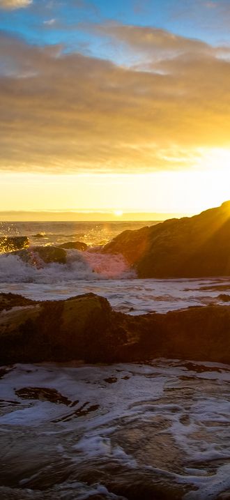 Schooner Gulch State Beach Sunset