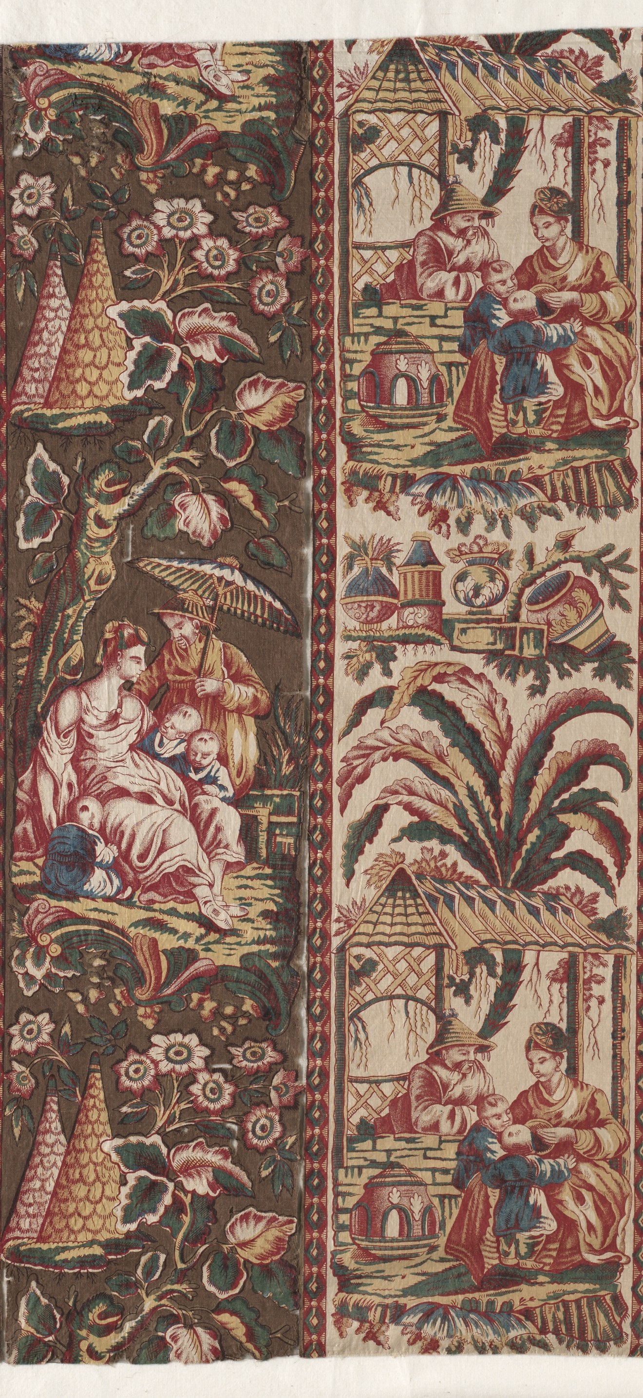 Length of Chinoiserie Chintz