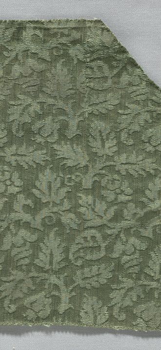 Silk Damask Fragment