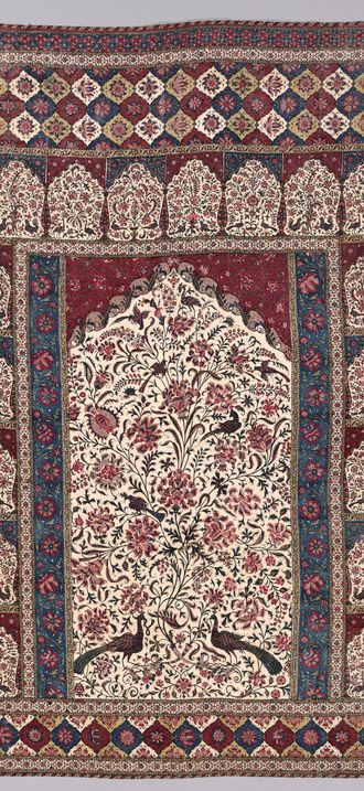 Chintz door curtain